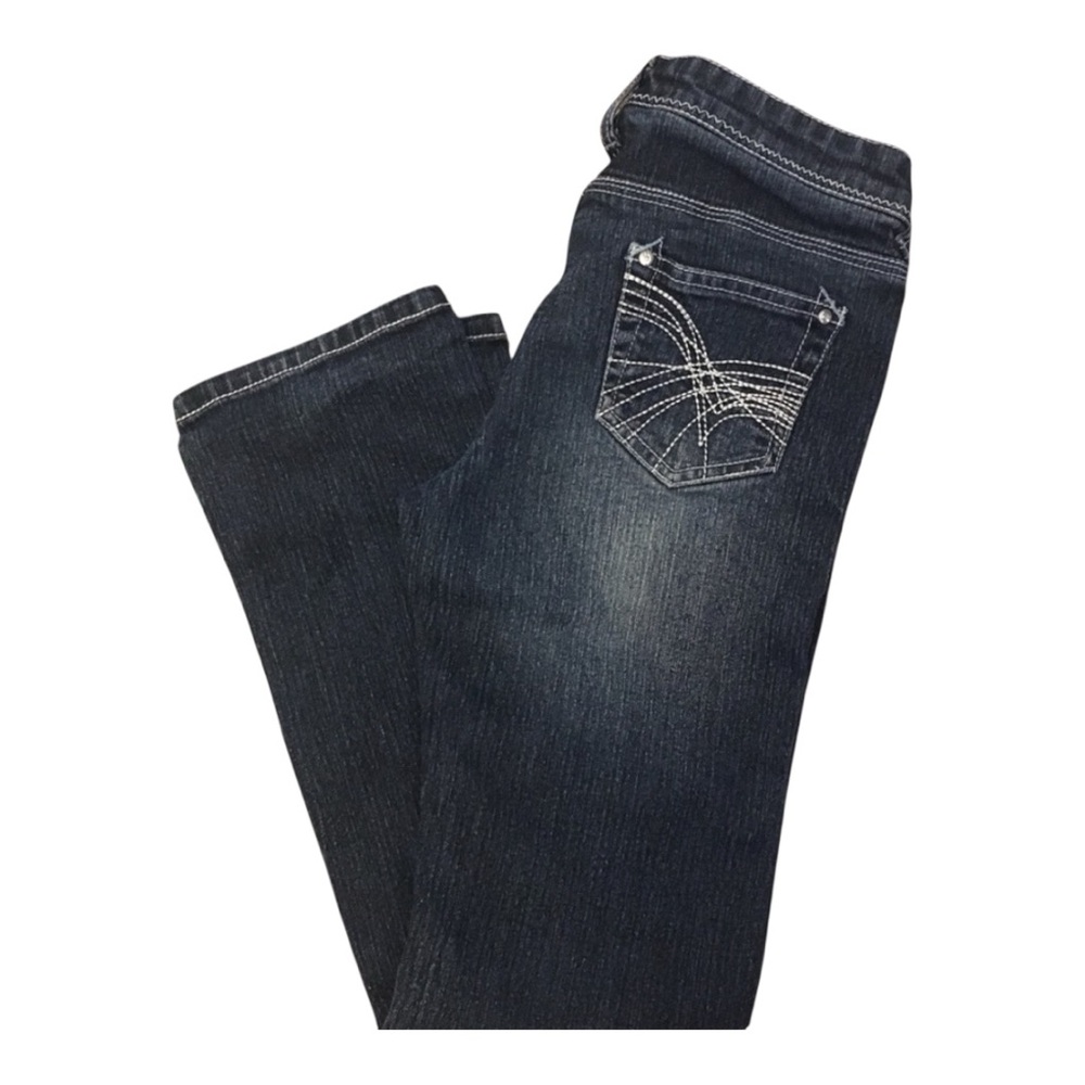 OTB Girls dark wash jeans Sz 12 stretch. EUC
